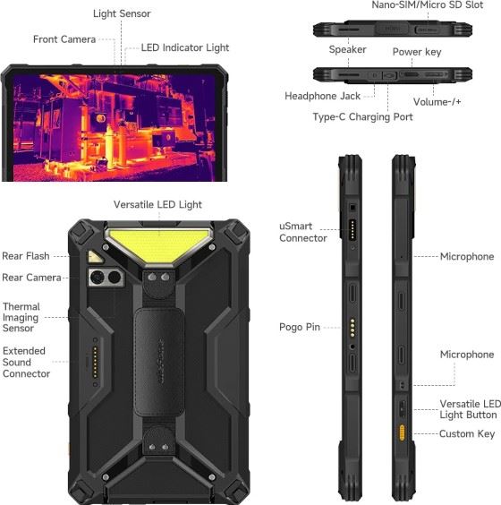 Анонс. Ulefone Armor Pad 4 Ultra Thermal - безумный планшет с тепловой камерой